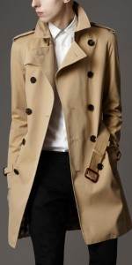 Trenchoat von Burberry aus der aktuellen Herbst/Winter Kollektion 2011, Männer Style